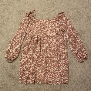 Leopard Rust Colored Dress